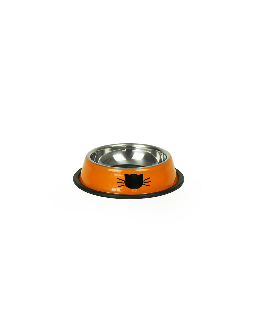 BRXN PLATO ACERO GATO NARANJO